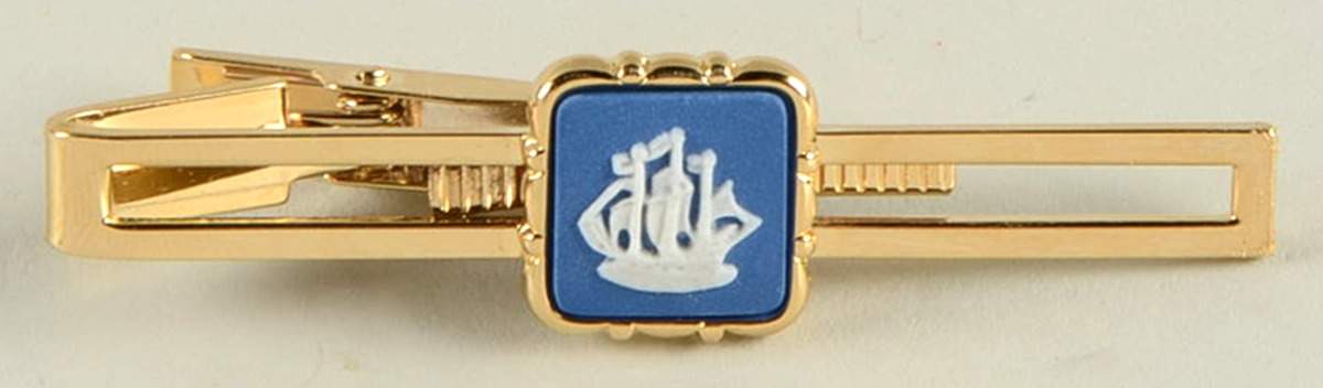 Jasperware Jewelry Goldplate Tie Bar by Wedgwood-1
