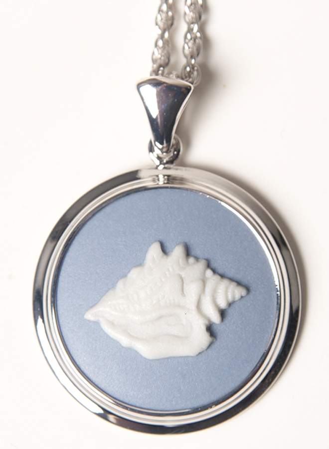 Jasperware Jewelry Rhodium Pendant by Wedgwood-1
