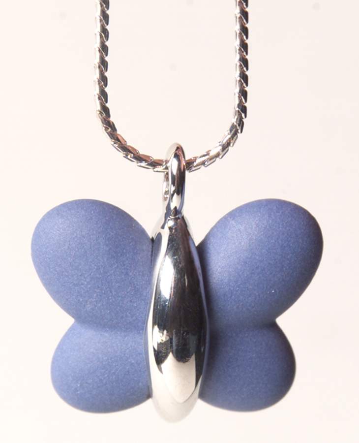 Jasperware Jewelry Rhodium Pendant by Wedgwood-1