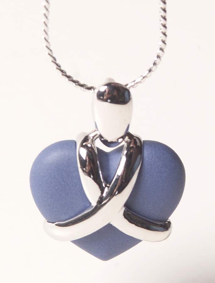 Jasperware Jewelry Rhodium Pendant by Wedgwood-1