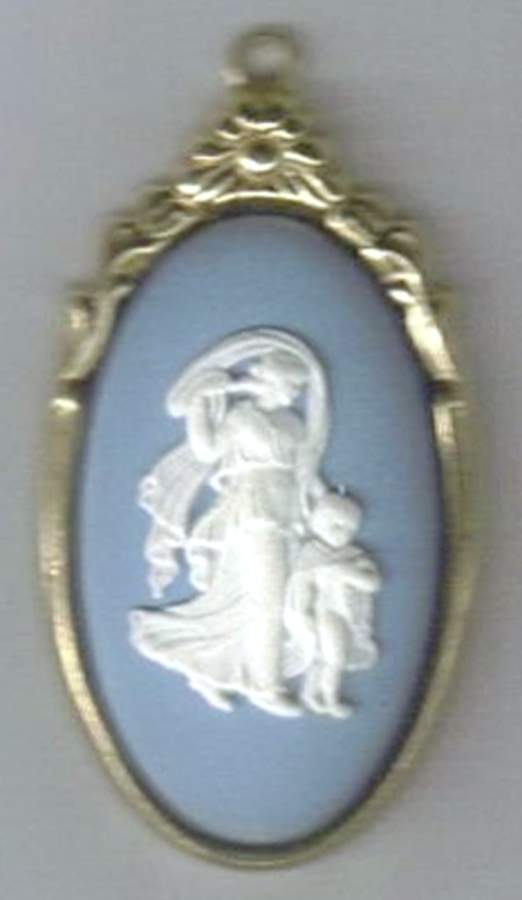 Jasperware Jewelry Pendant by Wedgwood-1