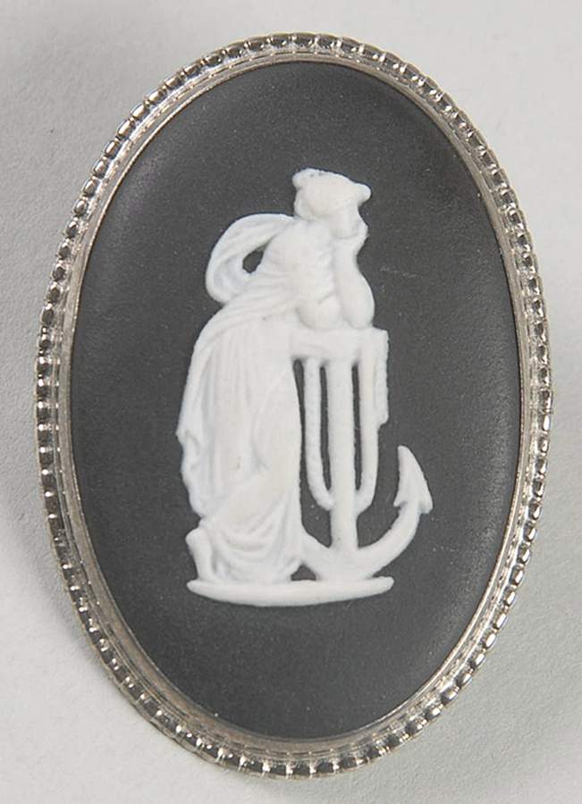 Jasperware Jewelry Brooch by Wedgwood-1