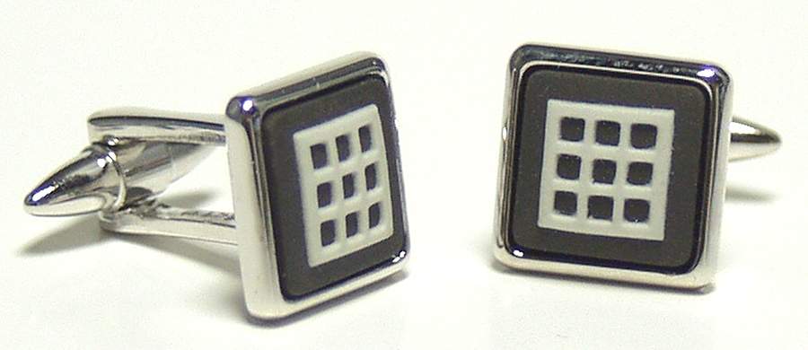 Jasperware Jewelry Cuff Link (Pair) by Wedgwood-1