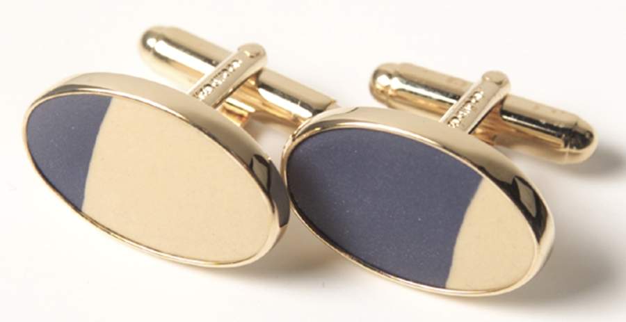Jasperware Jewelry (Pair) Goldplate Cuff Links by Wedgwood-1
