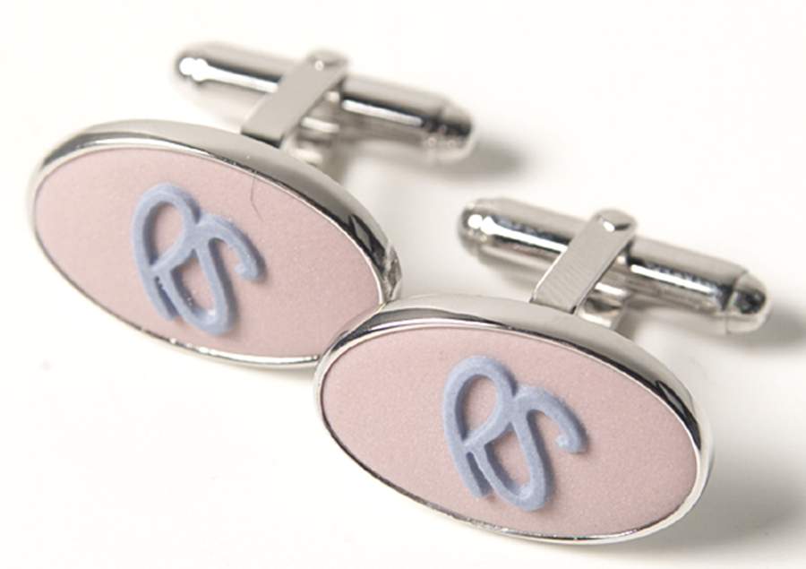 Jasperware Jewelry (Pair) Rhodium Cuff Links by Wedgwood-1