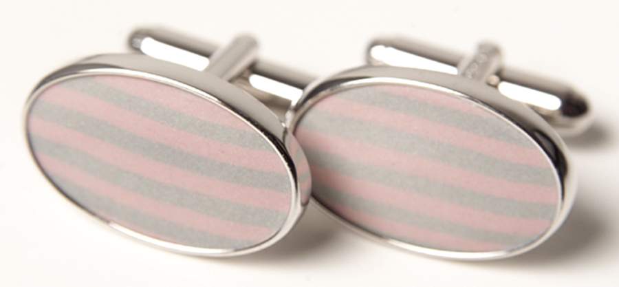 Jasperware Jewelry (Pair) Rhodium Cuff Links by Wedgwood-1