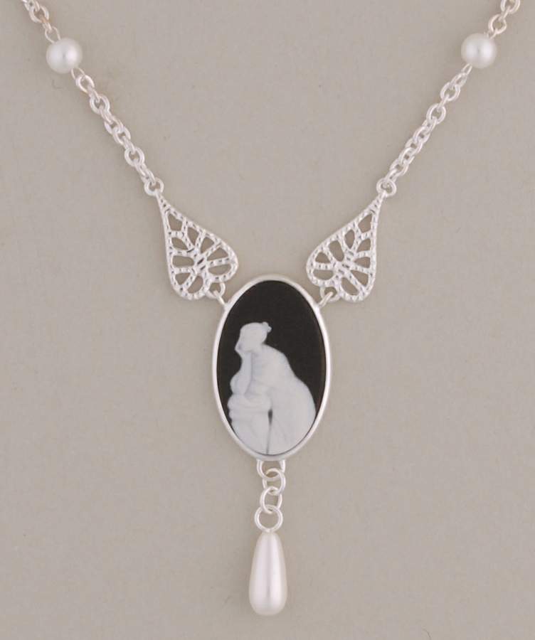Jasperware Jewelry Lady Muse Necklace by Wedgwood-1
