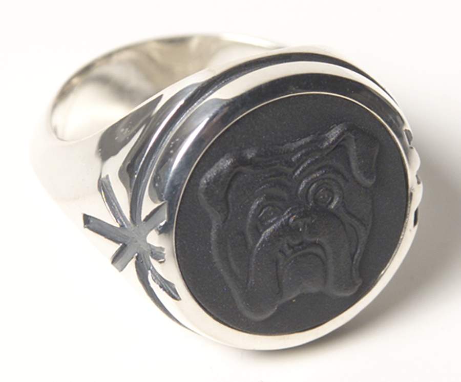 Jasperware Jewelry Sterling Ring (Size 7 1/2) by Wedgwood-1