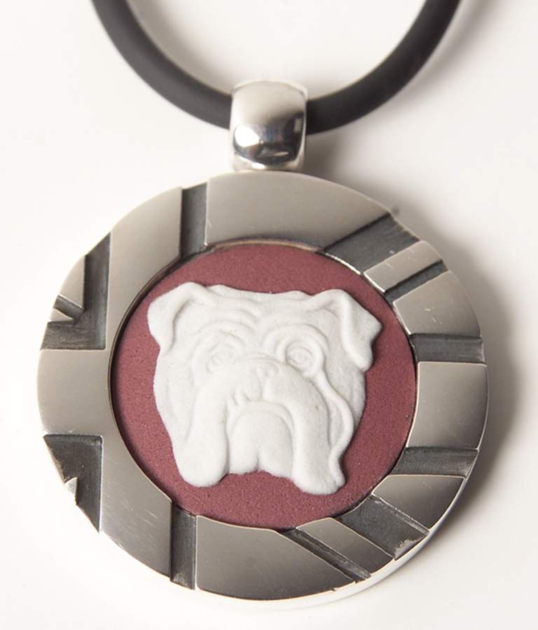 Jasperware Jewelry Sterling Pendant by Wedgwood-1