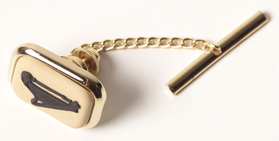 Jasperware Jewelry Goldplate Tie Tack by Wedgwood-1