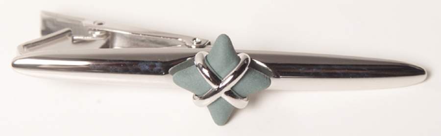 Jasperware Jewelry Rhodium Tie Bar by Wedgwood-1