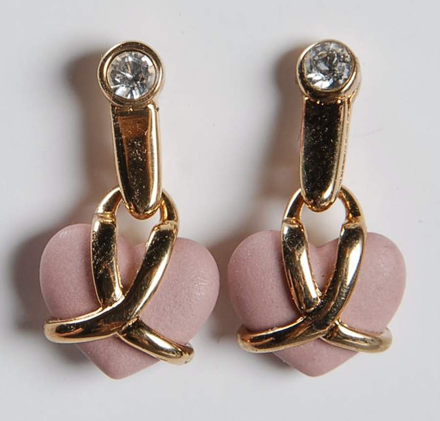 Jasperware Jewelry Earring Pair by Wedgwood-1