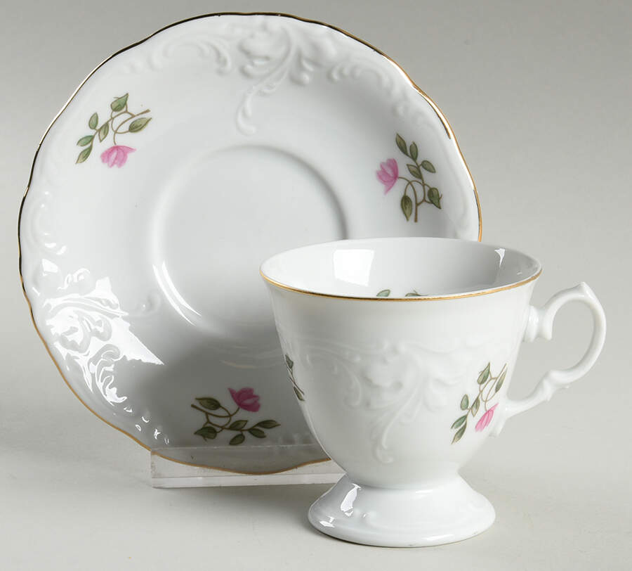 WAV49 Footed Cup & Saucer Set by Wawel-1