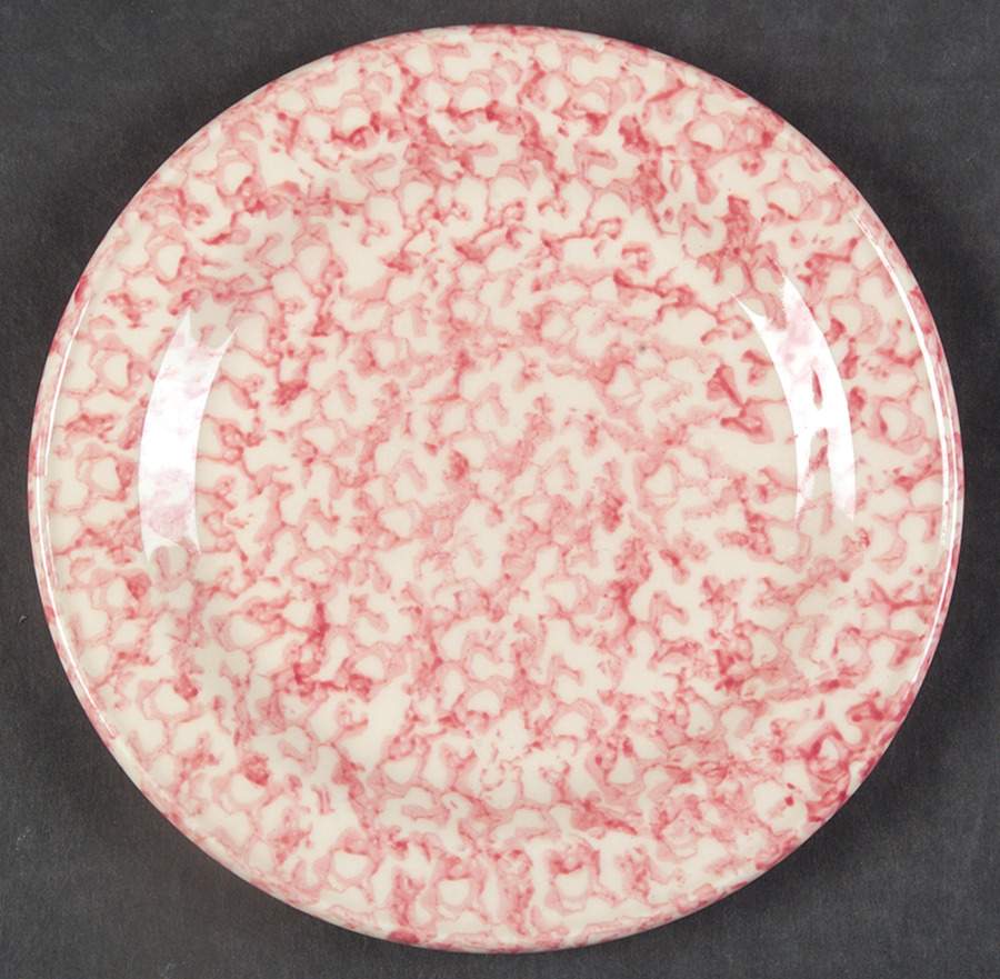 Rose Sponge Salad Plate by Workshop Gerald Henn-1