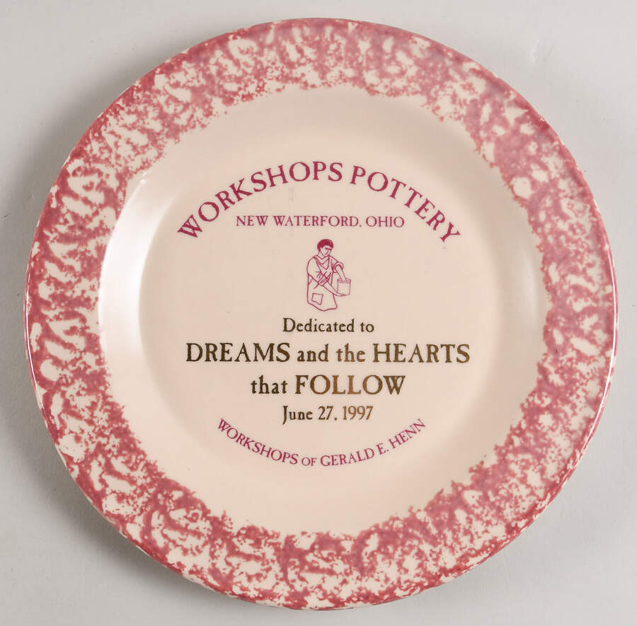Rose Sponge Collector Plate by Workshop Gerald Henn-1