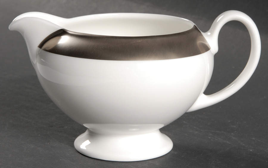 Satine Platinum Creamer by Wedgwood-1