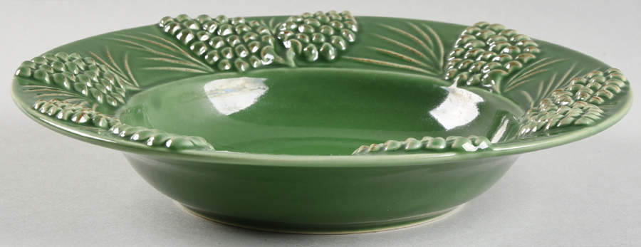 Pinecone Rim Soup Bowl by Wintersong-1