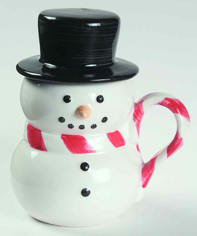 Holiday Snowman Mug & Lid by Williams-Sonoma-1