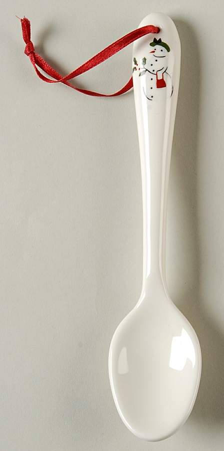 Holiday Snowman Spoon-Teaspoon/Ceramic by Williams-Sonoma-1