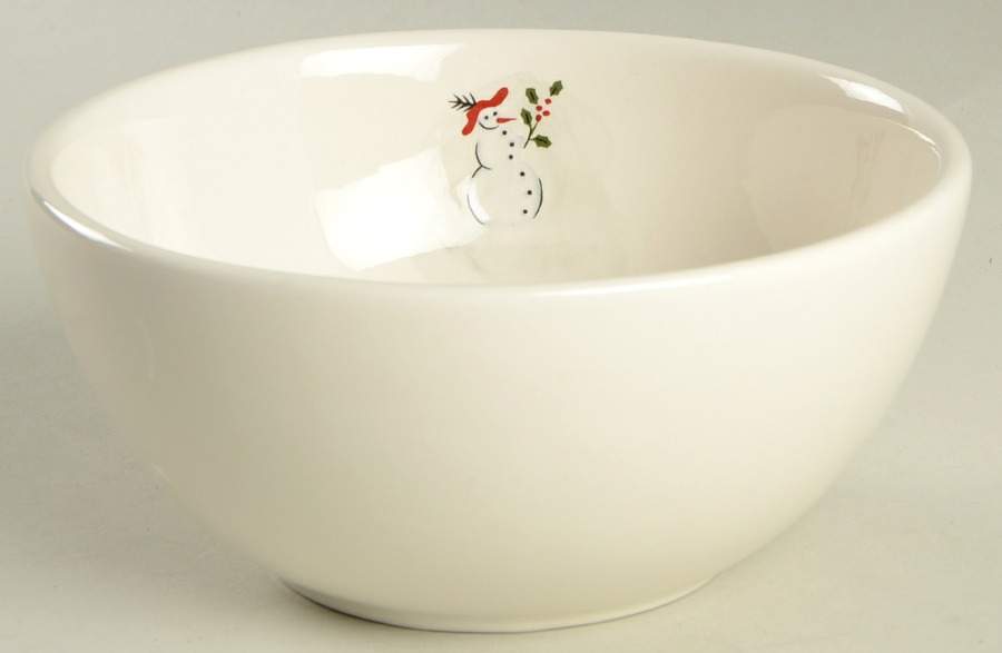 Holiday Snowman Coupe Cereal Bowl by Williams-Sonoma-1