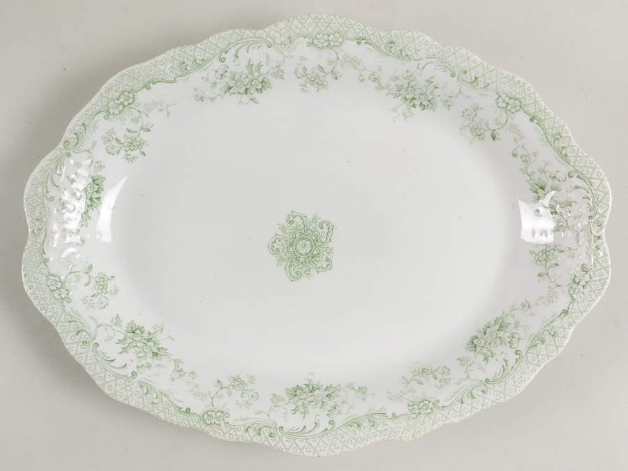 Lyndon (No Trim) 10" Oval Serving Platter by JH Weatherby-1