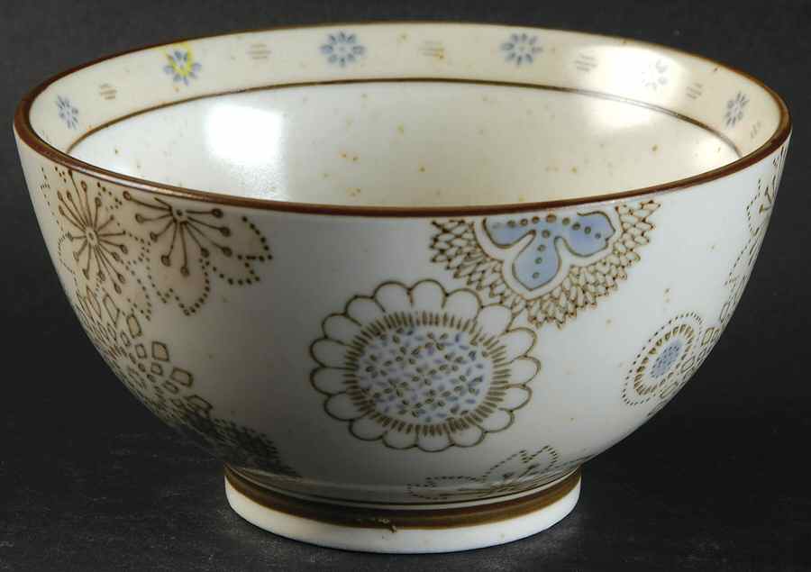Driftwood Floral 4" Rice Bowl by World Market-1