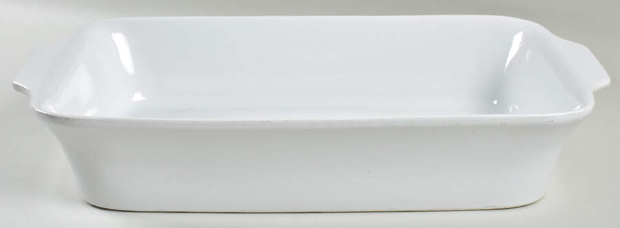Essential White 14" Rectangular Baker by Williams-Sonoma-1
