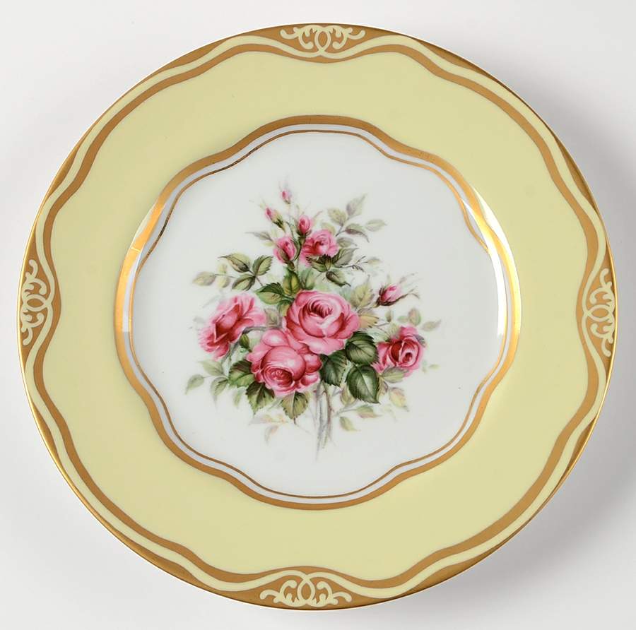 Flowers of the First Lady Collection Salad/Dessert Plate by Woodmere-1