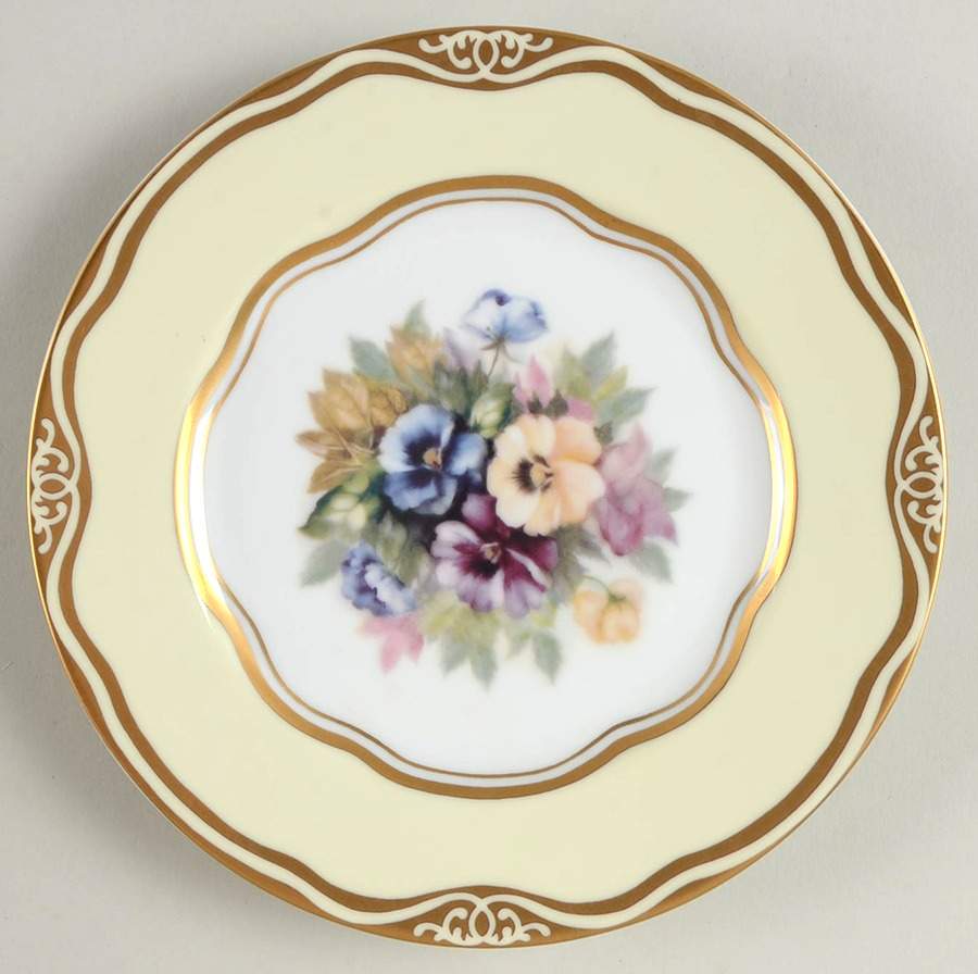 Flowers of the First Lady Collection Salad/Dessert Plate by Woodmere-1