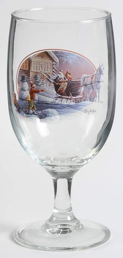 Pleasures of Winter 16 Oz Glassware Goblet by Wild Wings-1