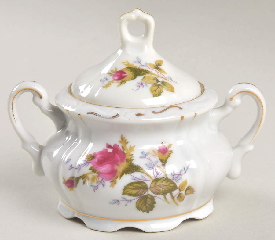 WAJ6 Sugar Bowl & Lid by Wales (Japan)-1