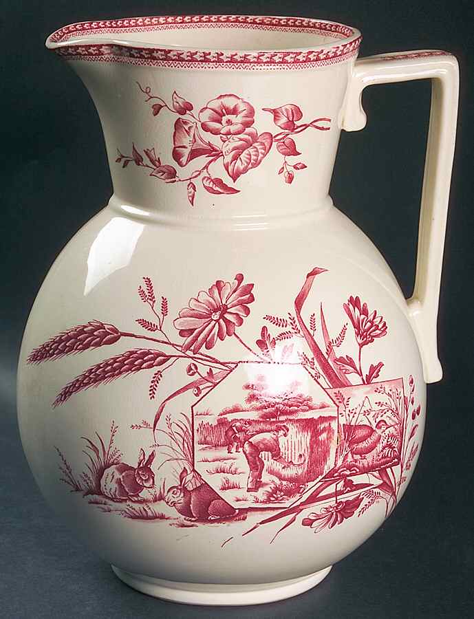 Seasons Pink 160 Oz Pitcher by J F Wileman-1