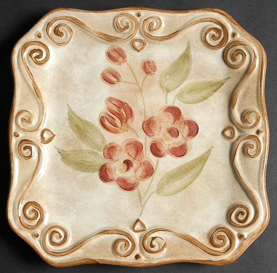 Orchid Garden Salad Plate by Whole Home-1