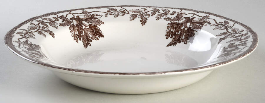 Burleigh Oak & Acorn Rim Soup Bowl by Williams-Sonoma-1