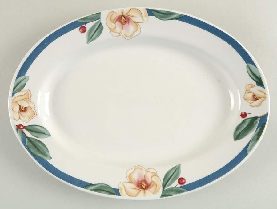 Savannah Grove 12" Oval Serving Platter by Wsp-1