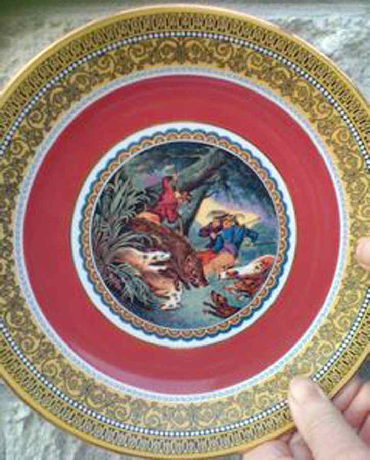 Hallfield Collection Luncheon Plate by JH Weatherby-1