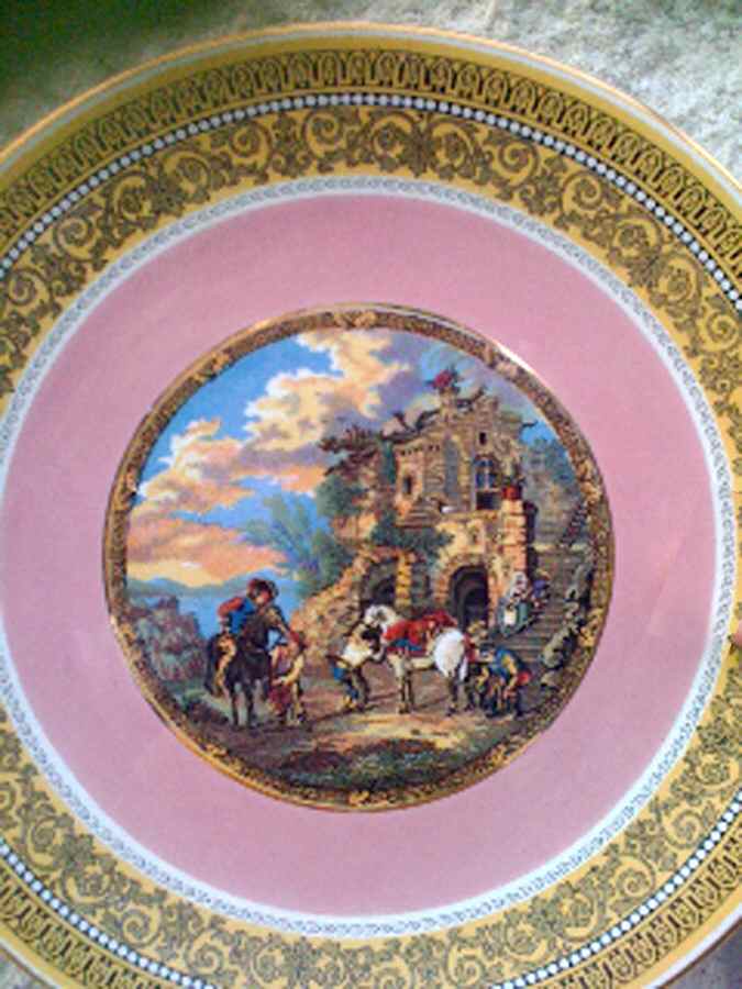 Hallfield Collection Luncheon Plate by JH Weatherby-1