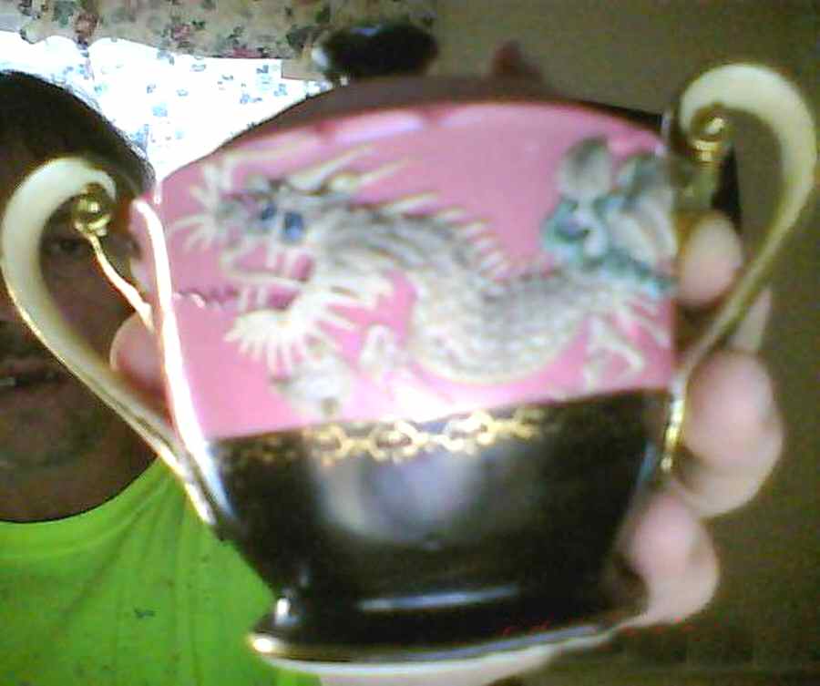 WAJ9 Sugar Bowl & Lid by Wales (Japan)-1