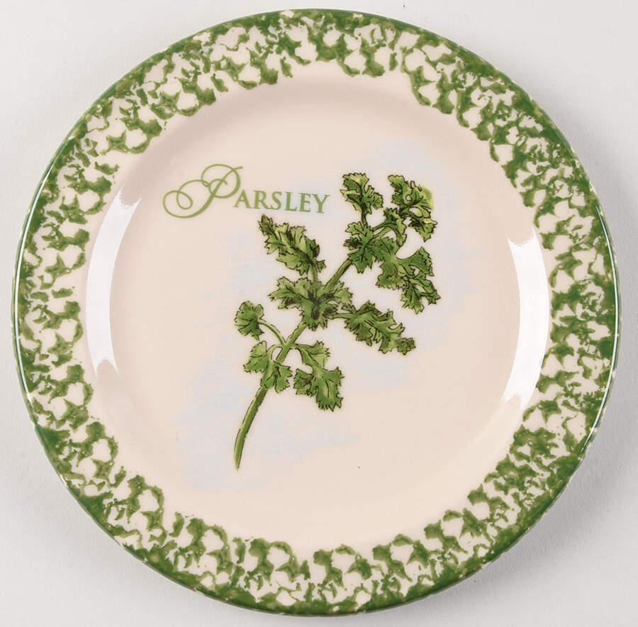 Green Sponge Salad Plate by Workshop Gerald Henn-1