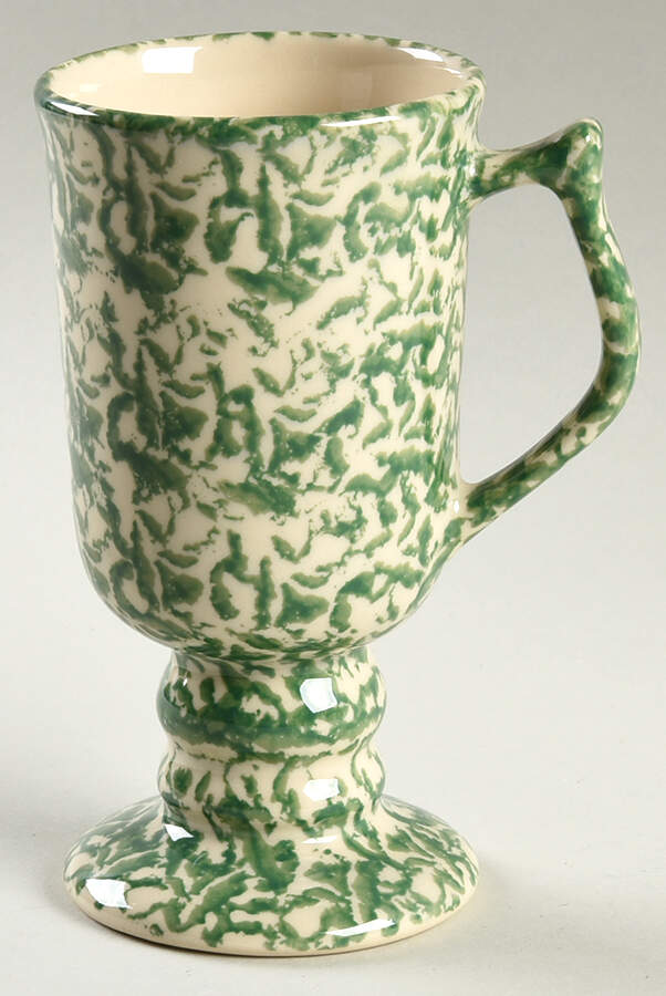Green Sponge Irish Coffee Mug by Workshop Gerald Henn-1