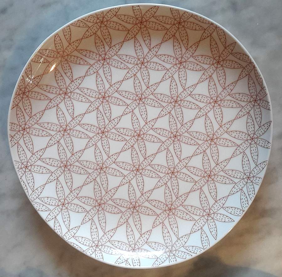 Ethnic Flower Dinner Plate by West Elm-1