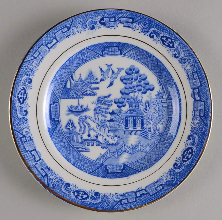 WHT3 Salad Plate by Heath Wildblood & Sons-1