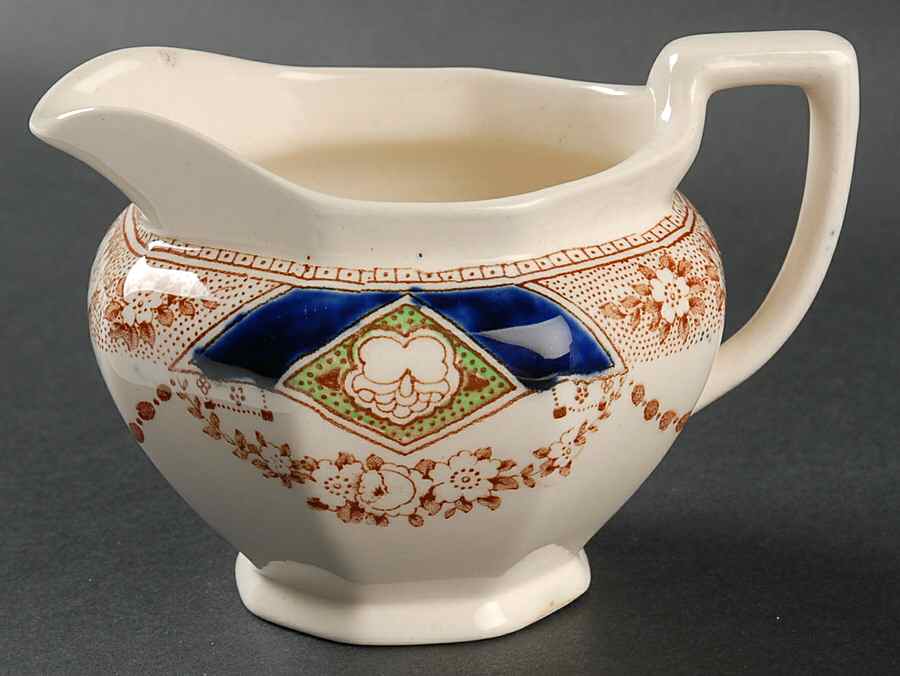 Stafford Brown Creamer by Arthur J Wilkinson-1