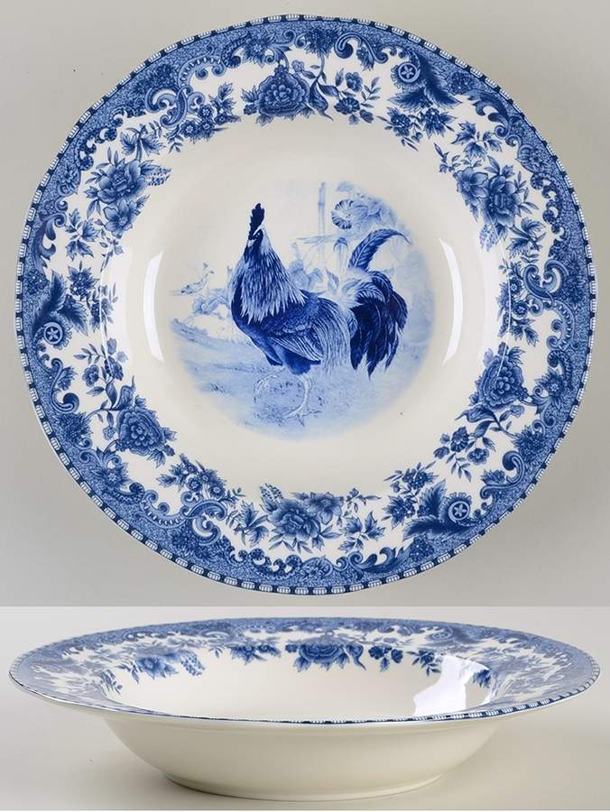 William James Farmyard Rim Soup Bowl by Jay Import-1