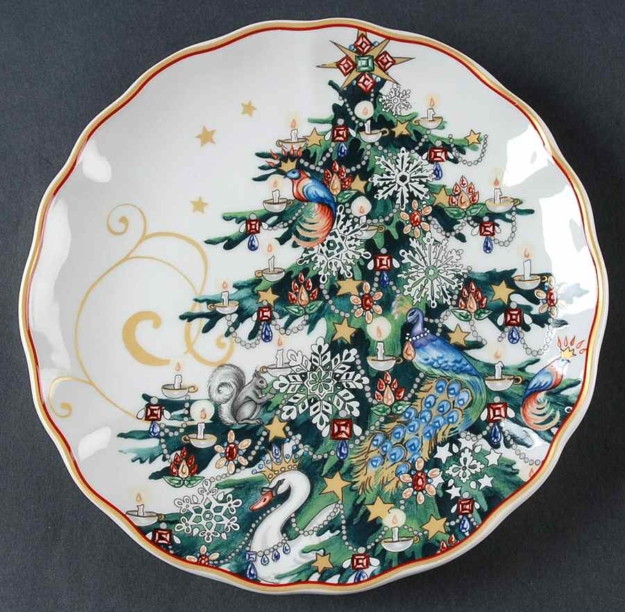 Christmas Tree Salad/Dessert Plate by Williams-Sonoma-1