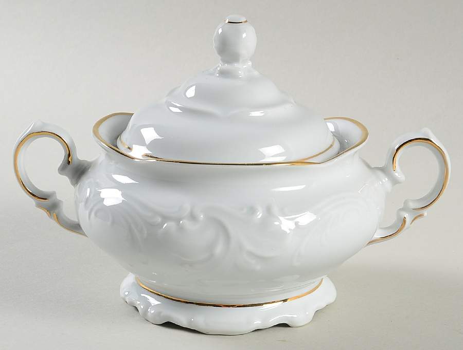 Casa Oro Sugar Bowl & Lid by Walbrzych-1