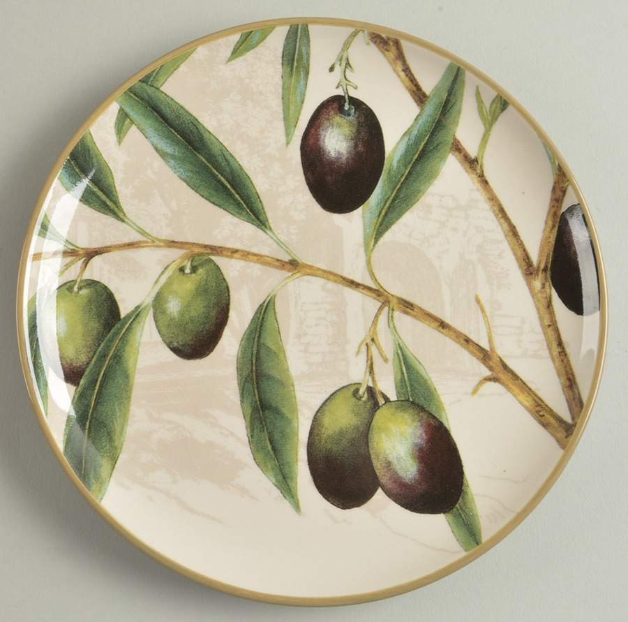 Olive Branch Appetizer Plate by Williams-Sonoma-1