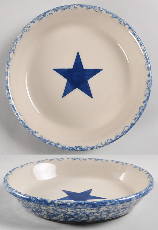 Blue Sponge 9" Pie Baking Plate by Workshop Gerald Henn-1