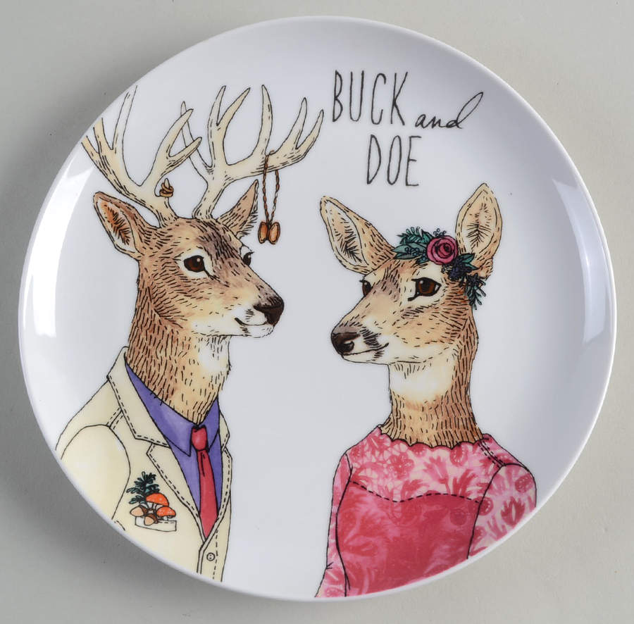 Dapper Animal Salad Plate by West Elm-1