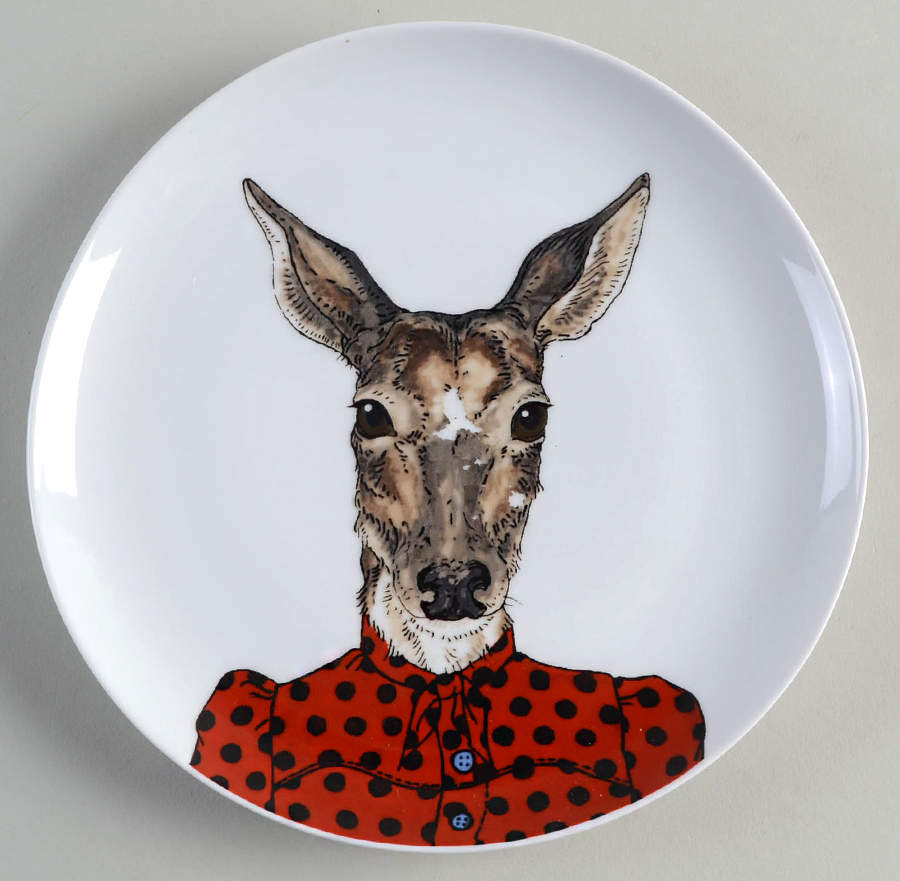 Dapper Animal Salad Plate by West Elm-1